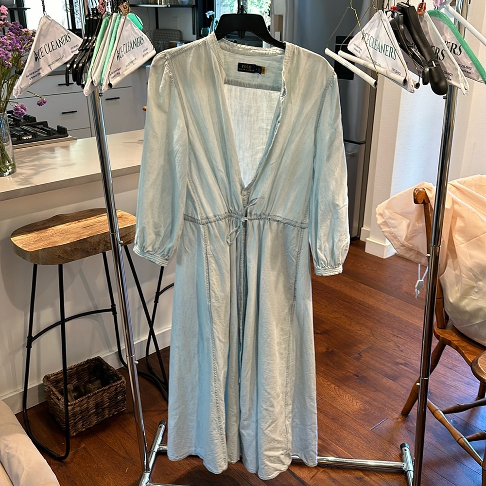 Ralph Lauren Chambray Dress Size 6